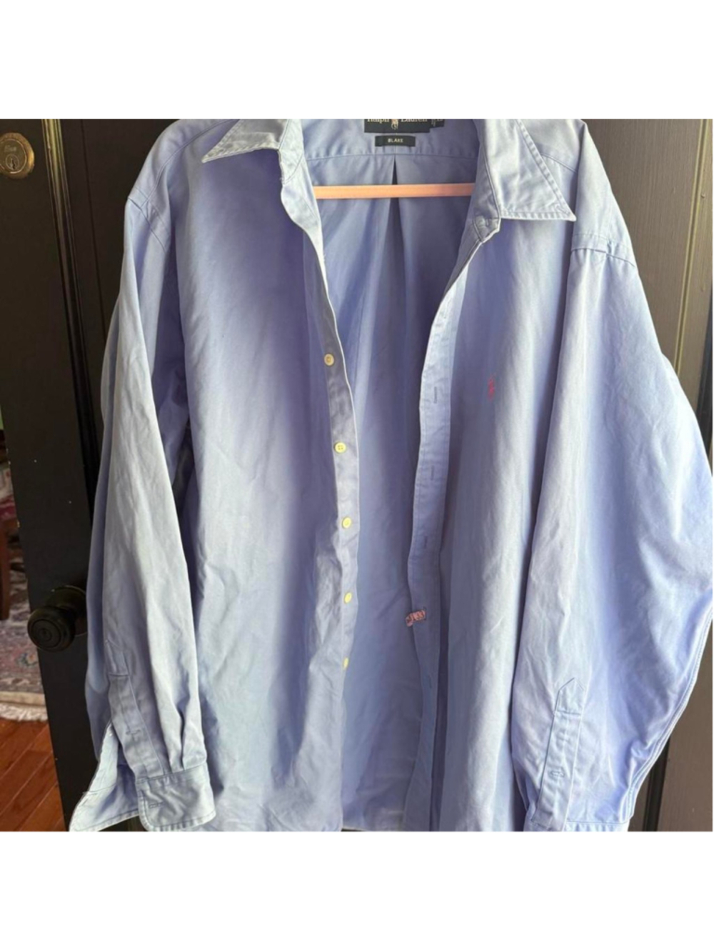 Ralph Lauren XL blue button-up Blake shirt